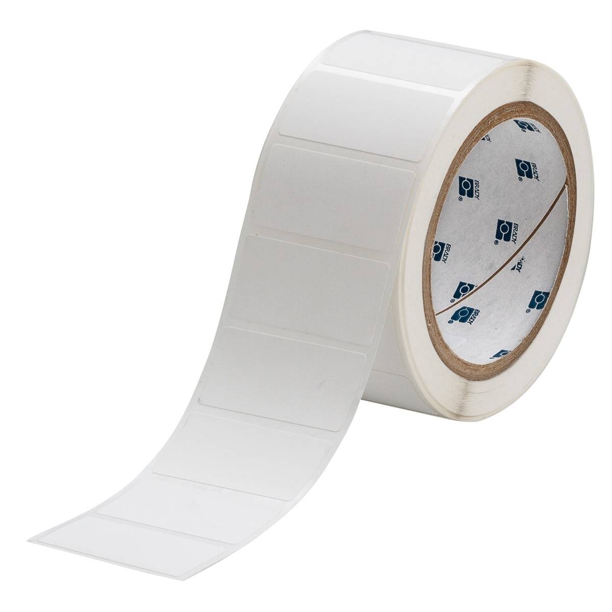 Brady, THT-17-403-3, wasserlösliches Papier, Weiß, matt, 50.80 x 25.40 mm, wiederablösbar (3000-0