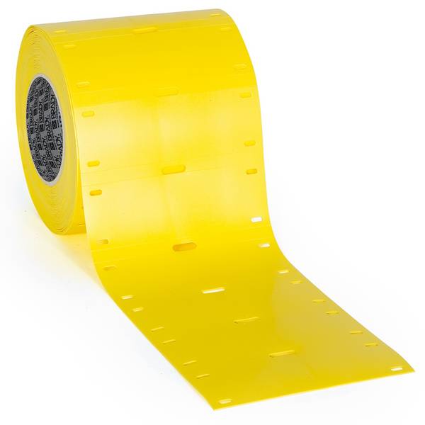 Brady, THT-7525-7643-YL, Heatex Kabel-Schilder, Gelb, 75.00 x 25.00 mm, halogenfrei, 76er Kern (250