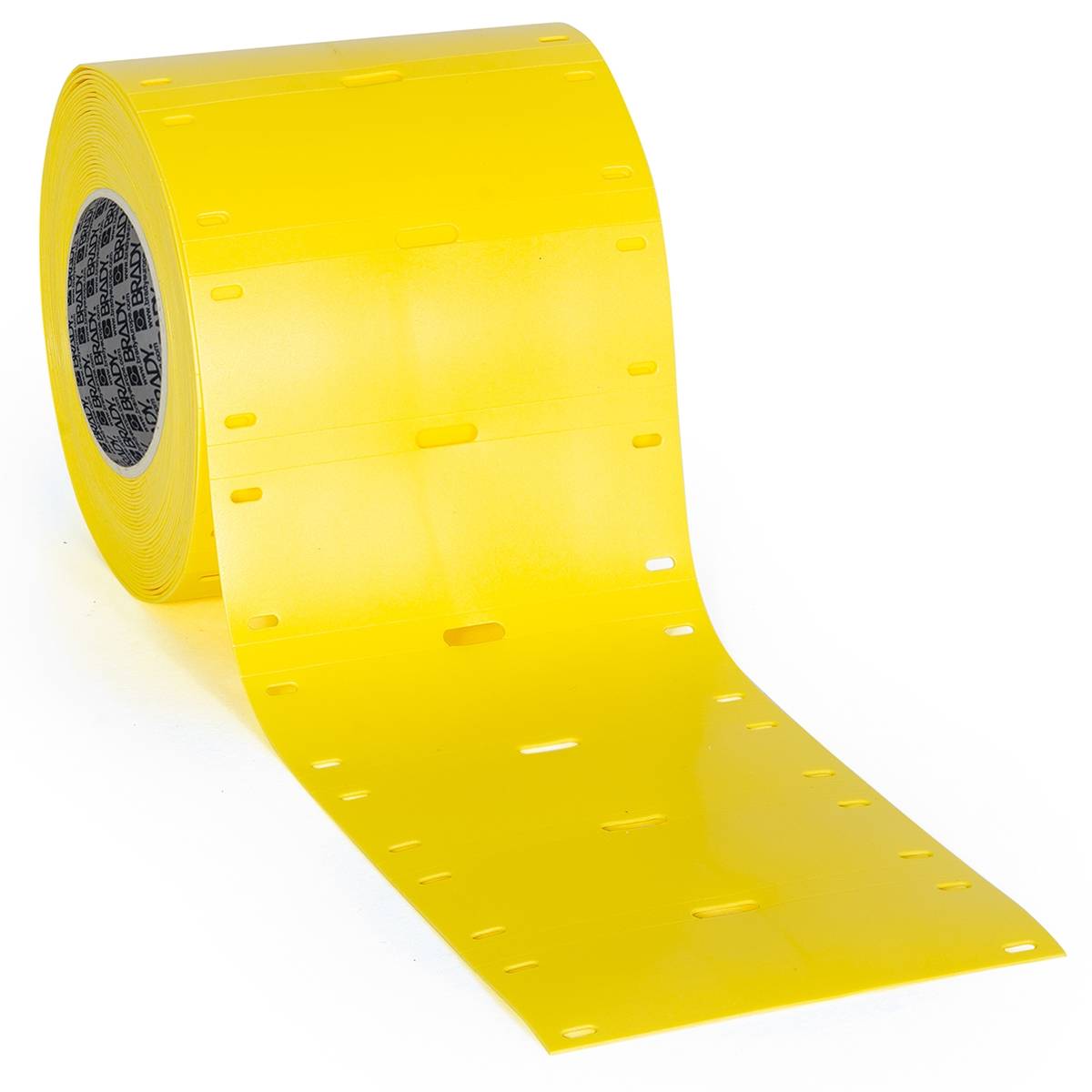 Brady, THT-7525-7643-YL, Heatex Kabel-Schilder, Gelb, 75.00 x 25.00 mm, halogenfrei, 76er Kern (250-0