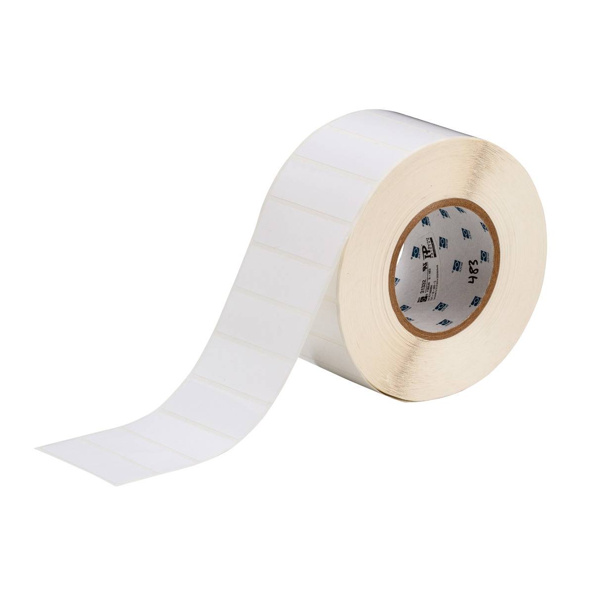 Brady, THT-18-403-3, wasserlösliches Papier, Weiß, matt, 76.20 x 25.40 mm, wiederablösbar (3000-0