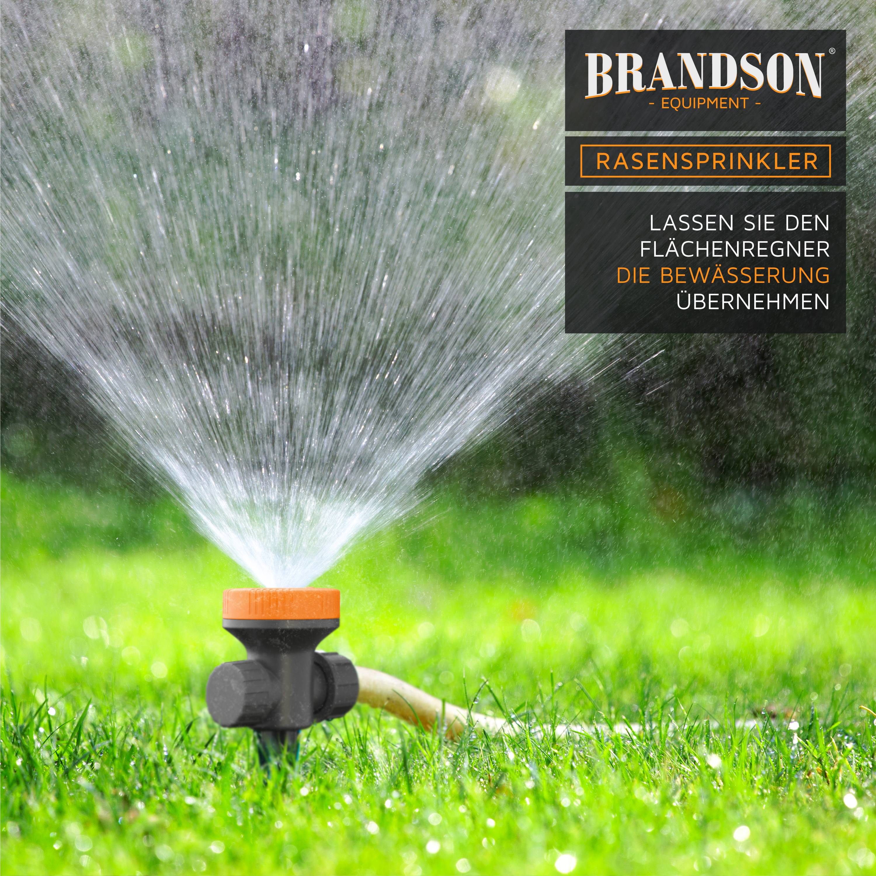 Brandson Rasensprenger 5 Fach Rasensprinkler, Flächenregner Garten Sprinkler, Kreis Halbkreis Viertelkreis Fächer-2