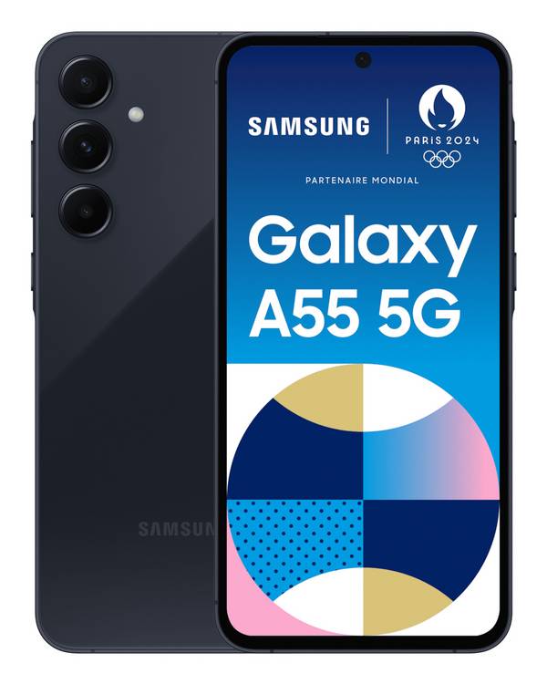 Samsung Galaxy A55 - Enterprise Edition - 5G Smartphone - Dual-SIM - RAM 8 GB / Interner Speicher 128 GB - microSD slot
