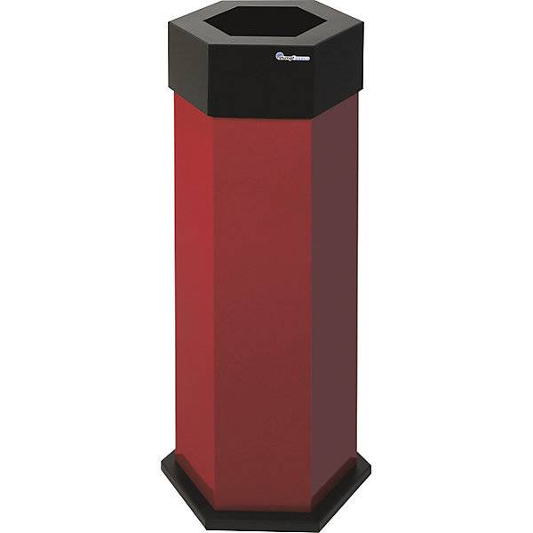 Wertstoffsammler Sixco smart Volumen 1 x 45 l rubinrot. Stumpf Metall GmbH 79327449-0