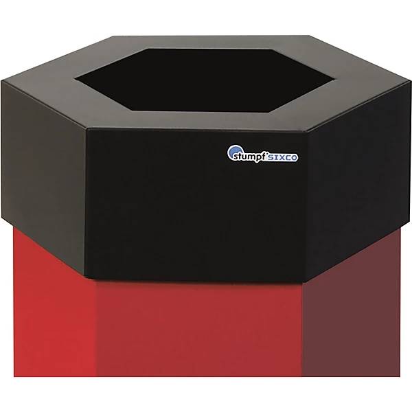 Wertstoffsammler Sixco smart Volumen 1 x 45 l rubinrot. Stumpf Metall GmbH 79327449-4