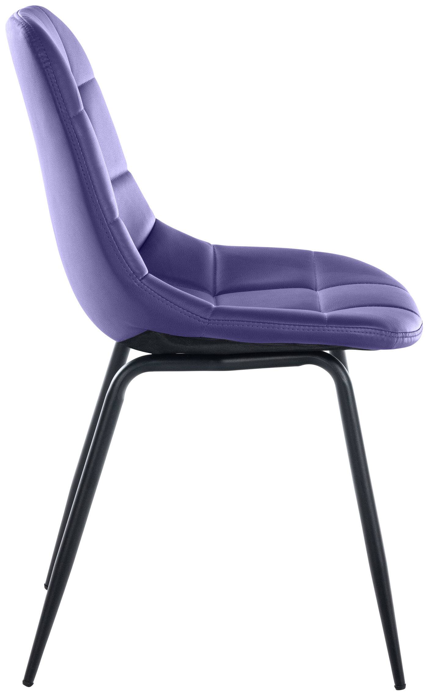 2er Set Stuhl Tom Kunstleder lila-3