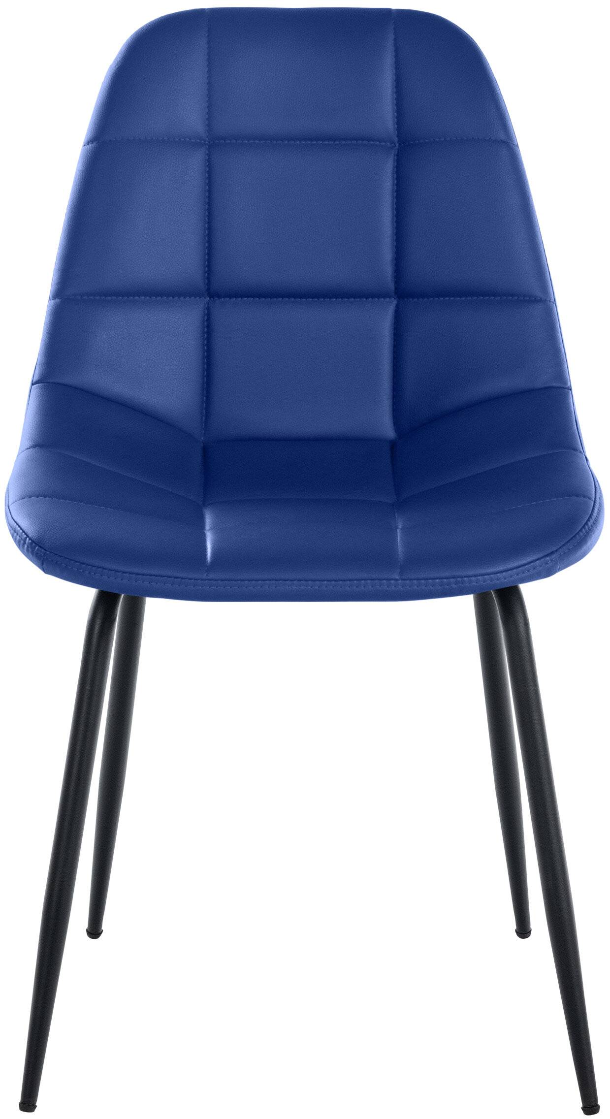 2er Set Stuhl Tom Kunstleder blau-2