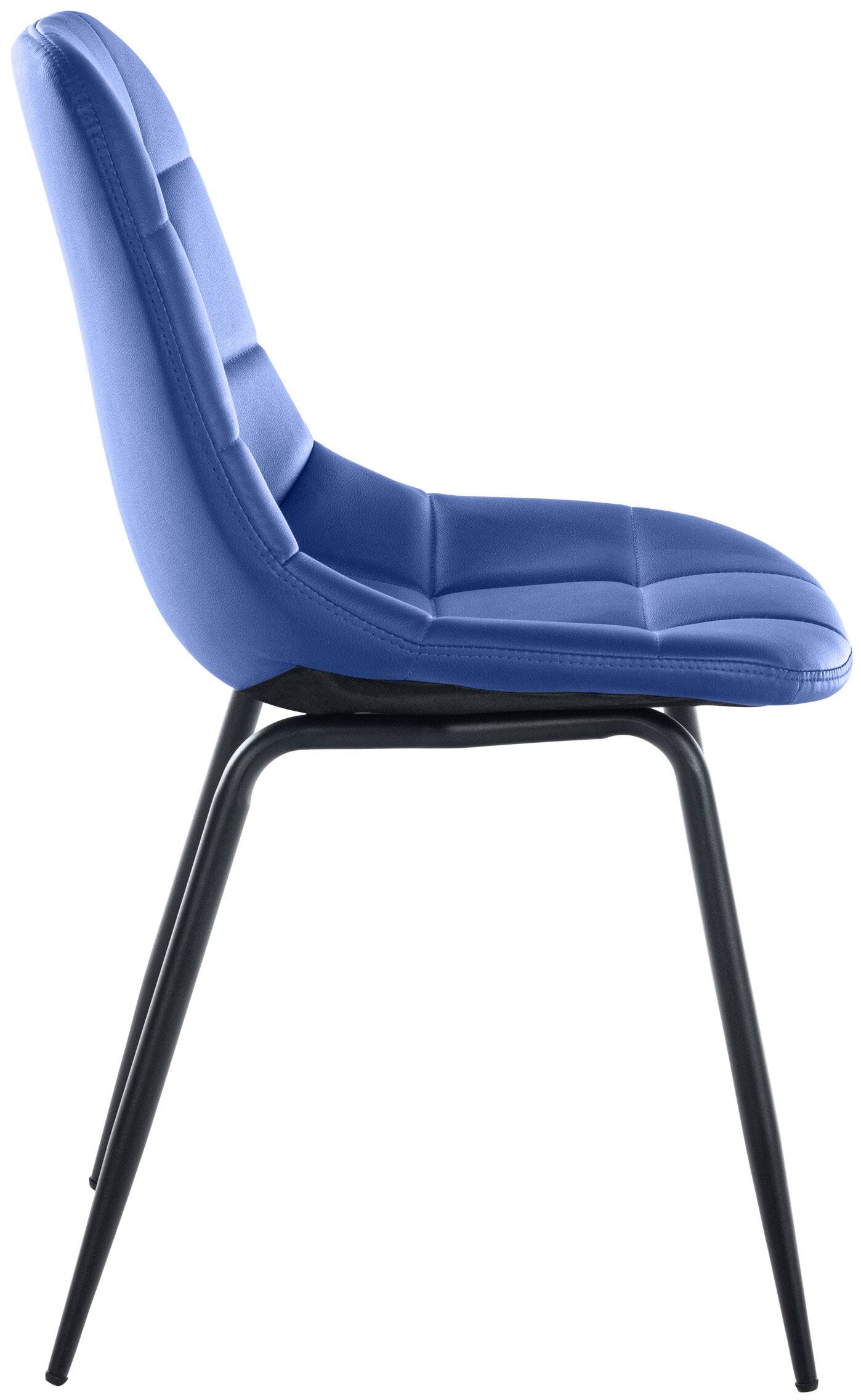 2er Set Stuhl Tom Kunstleder blau-3