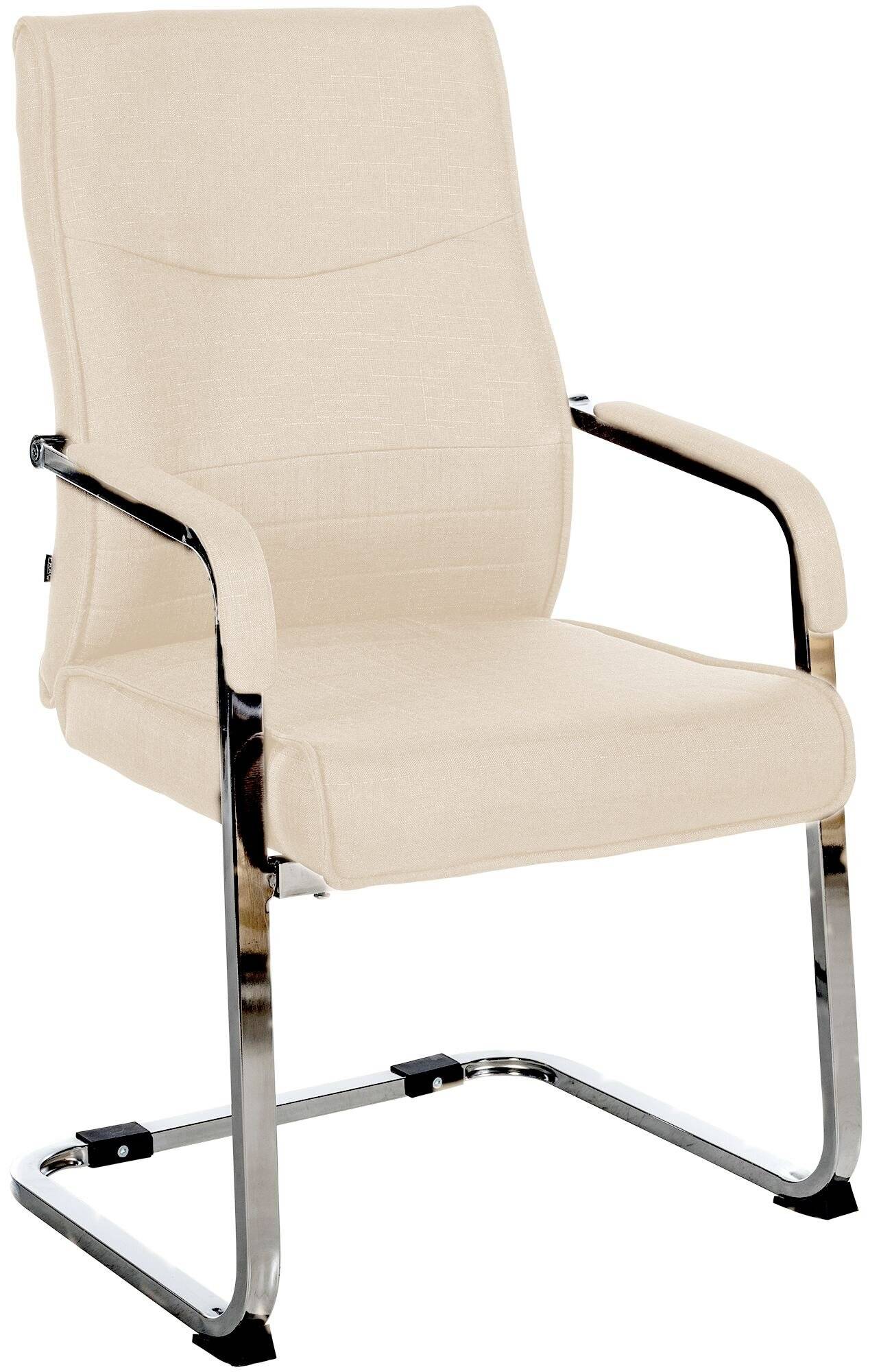 Besucherstuhl Hobart Stoff creme-0