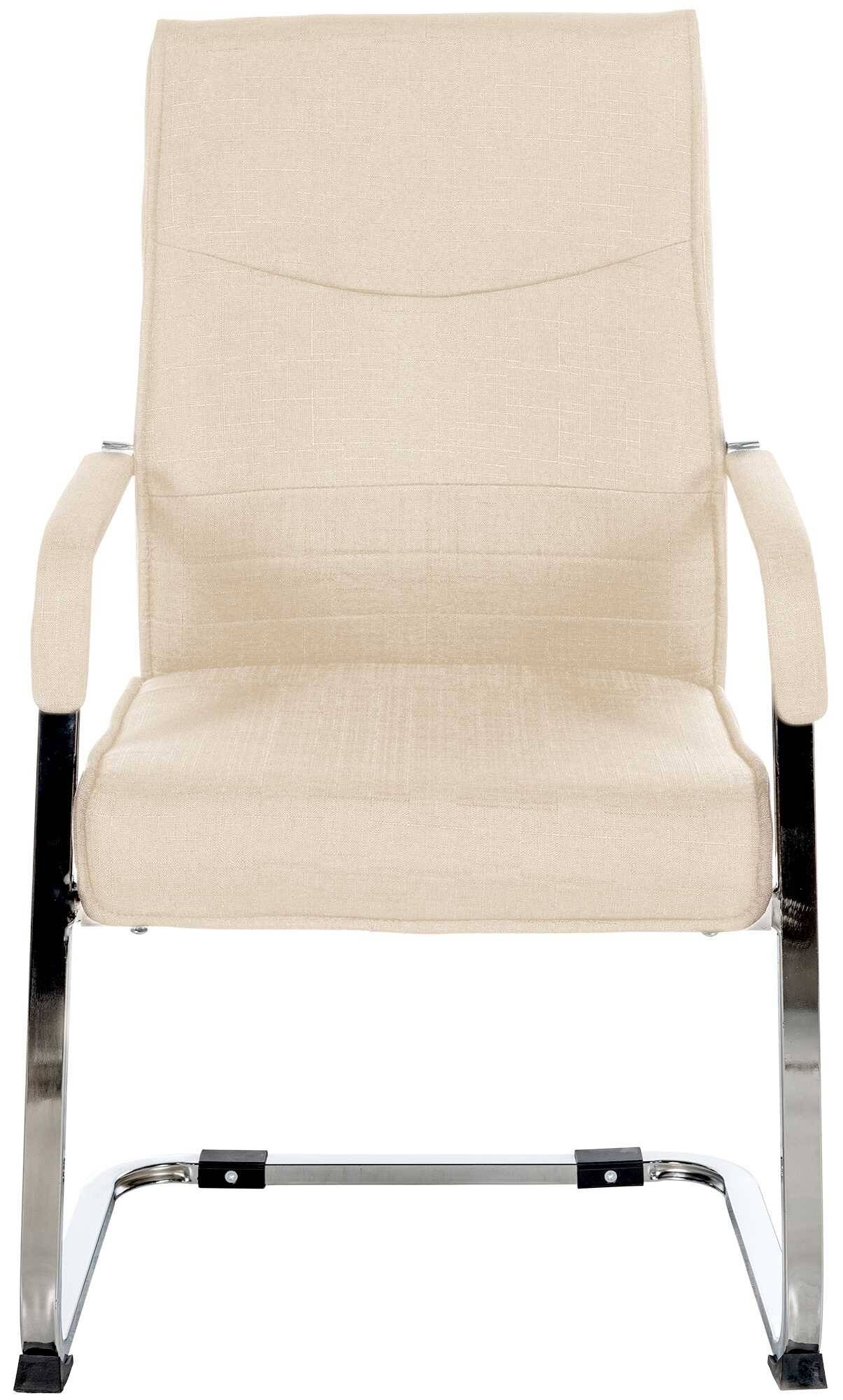 Besucherstuhl Hobart Stoff creme-2