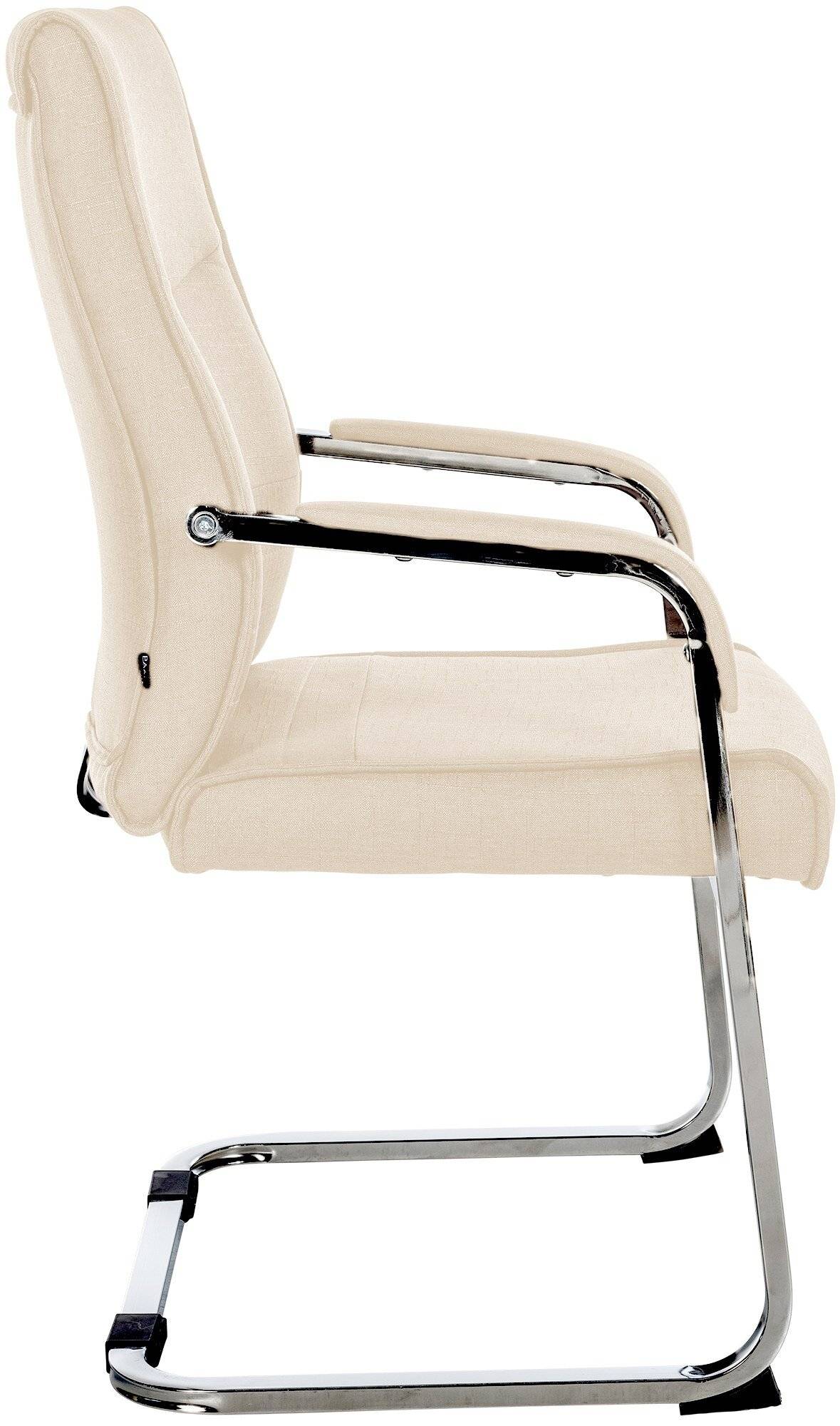 Besucherstuhl Hobart Stoff creme-3