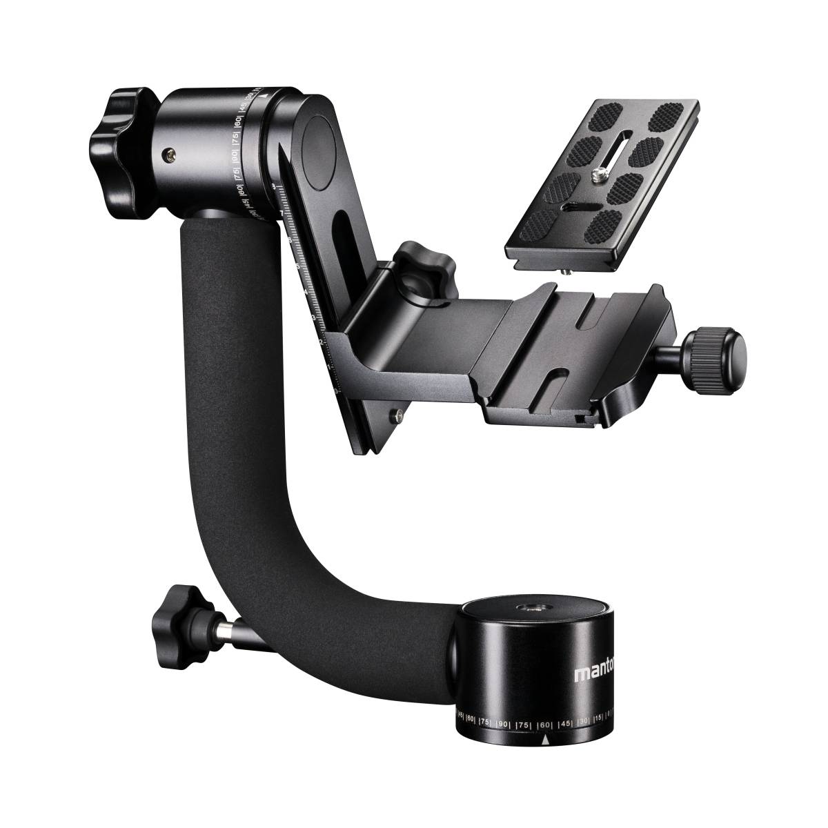 mantona Gimbal Stativkopf TKII, 220 mm, 1,06 kg, 230 mm-2