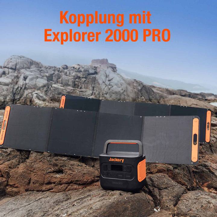 Jackery SolarSaga 200, 200 W, 18 V, 11120 mA, 23,2 V, 11,76 A, Boden-3