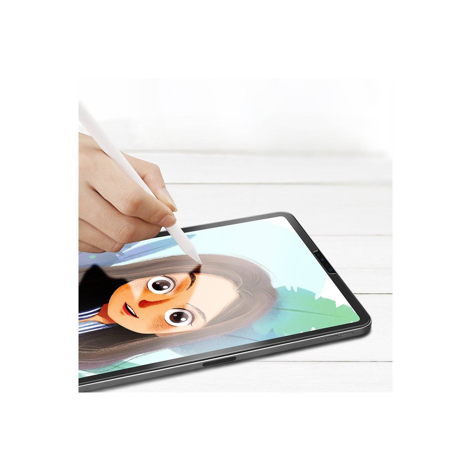 Matte Papier Schutzfolie Displayschutz zum Zeichnen Schreiben PET Folie kompatibel mit Samsung Galaxy Tab S9 FE-2