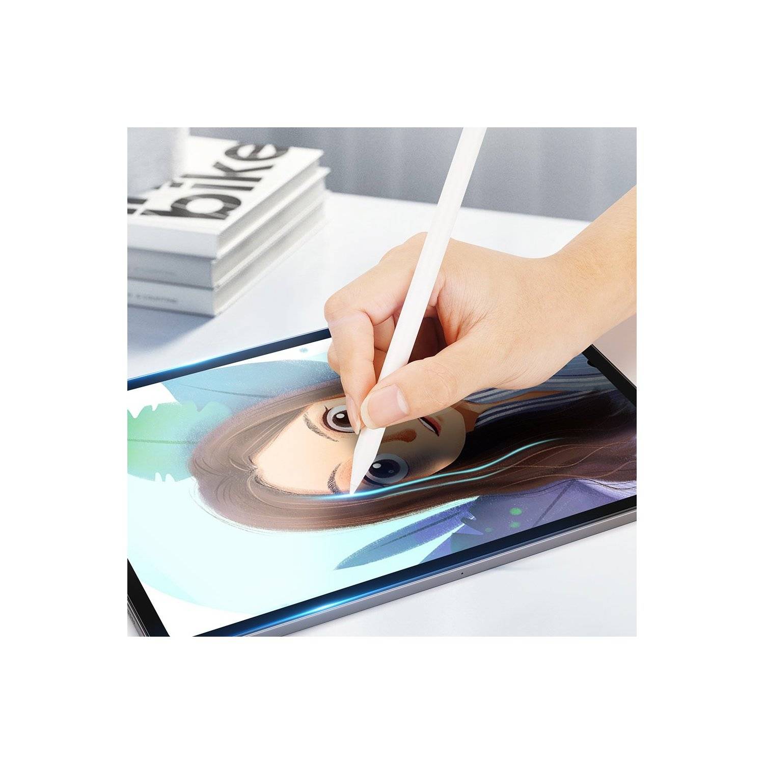 Matte Papier Schutzfolie Displayschutz zum Zeichnen Schreiben PET Folie kompatibel mit Samsung Galaxy Tab S9 FE-3