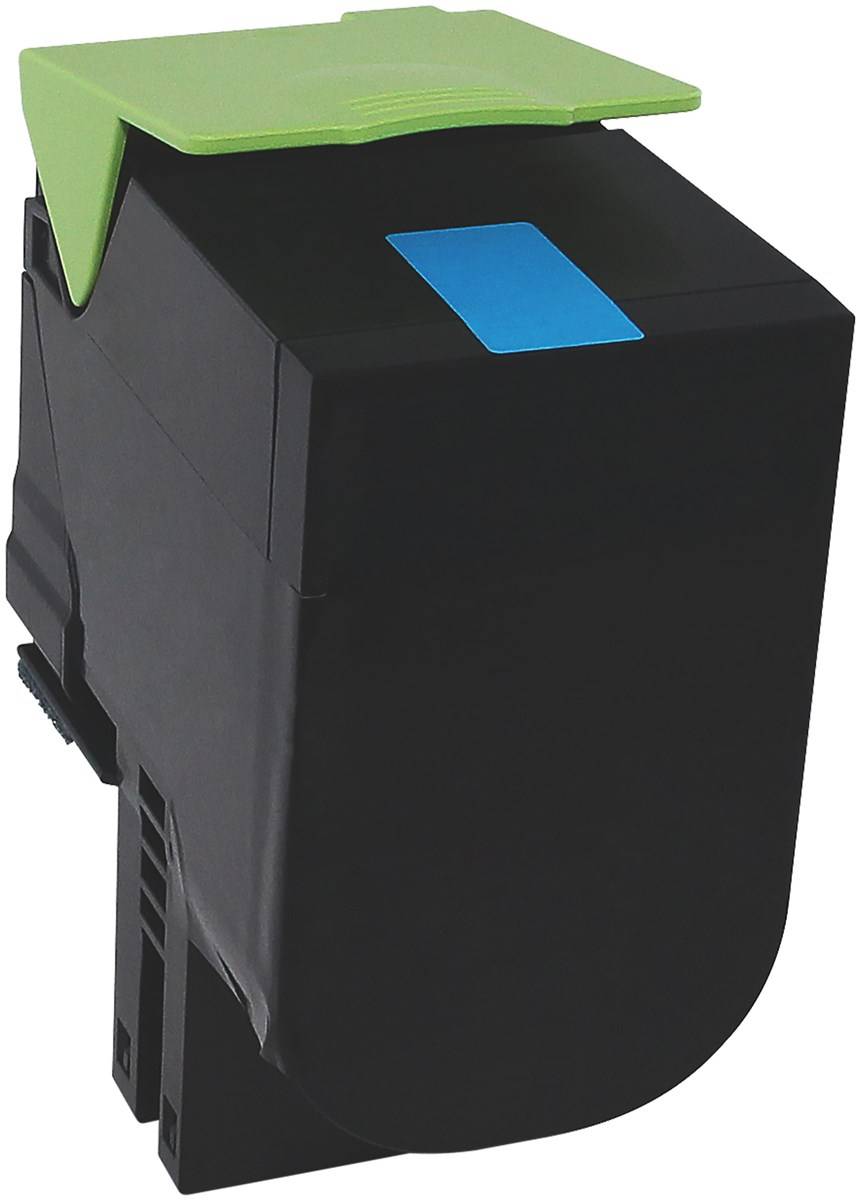 edding Toner EDD-6045 cyan kompatibel zu LEXMARK 80C2HC0 18-6045-1