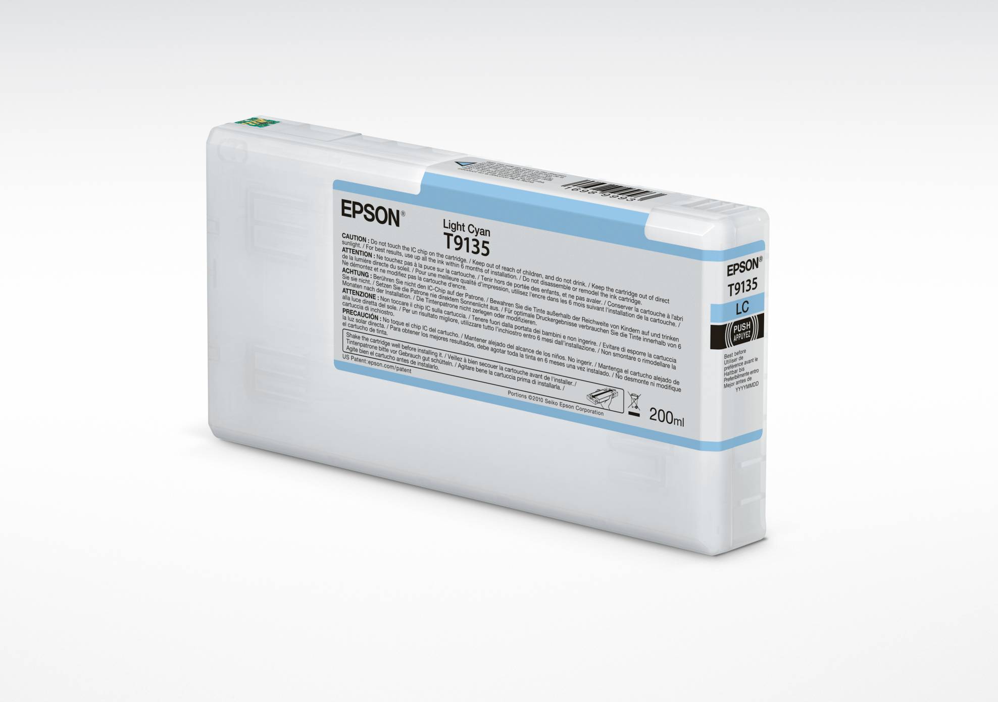 Epson T9135 - 200 ml - hell Cyan - original-1