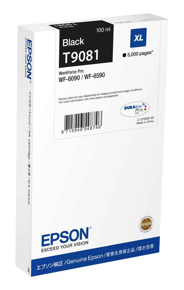 Epson T9081 - 100 ml - XL - Schwarz - original