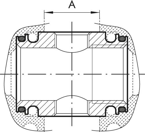 Luftabnahme 2-Wege »SYNTESI«, BG 2, G 1/2, Abgänge 2 x G 3/8-1