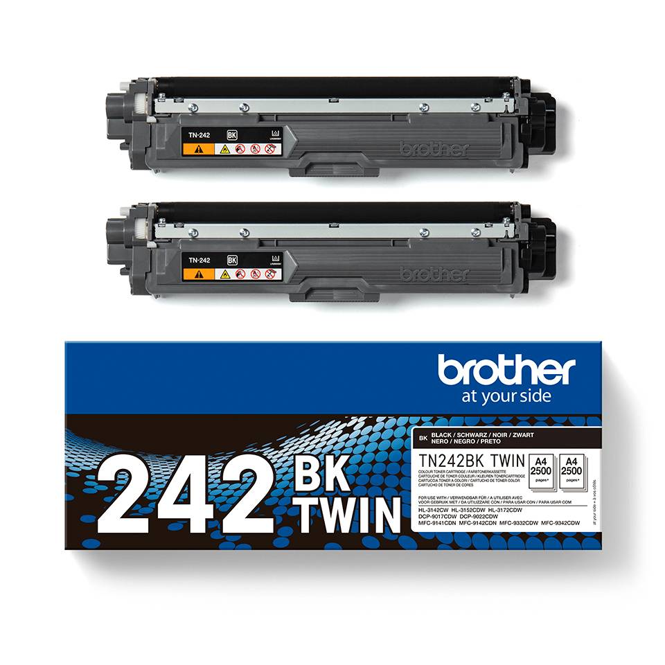 Brother TN242 BKTWIN - 2er-Pack - Schwarz - original - Tonerpatrone - für Brothe-4