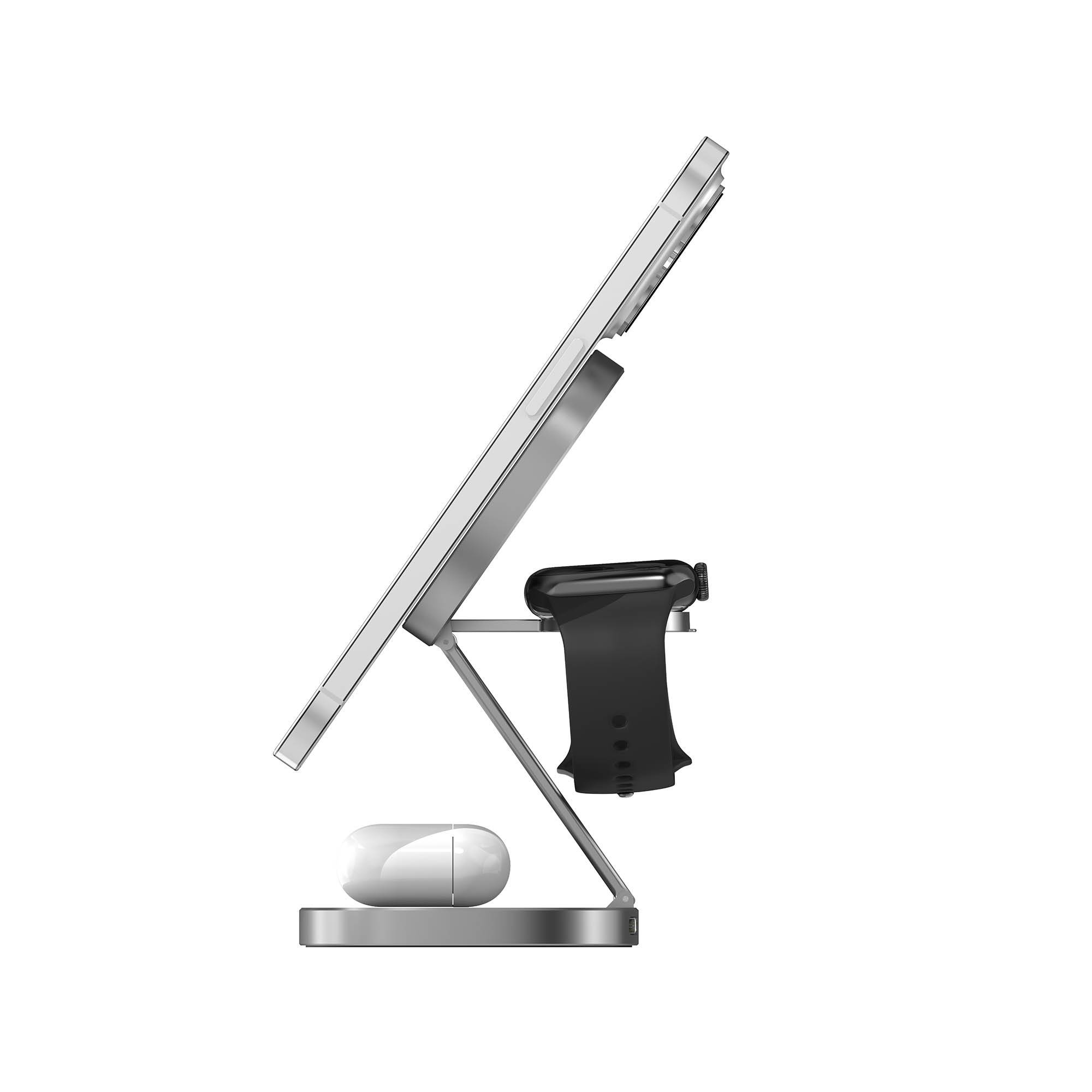 Xlayer MagFix Pro, Drinnen, USB, 2 m, Grau, Edelstahl-3