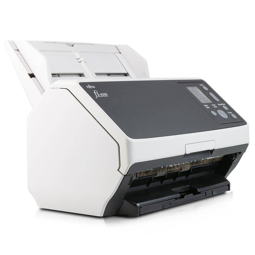 Fujitsu fi-8190 Dokumentenscanner (90 S/min. farbe, 600 dpi, ADF, Duplex, USB, GigaBit LAN)-1