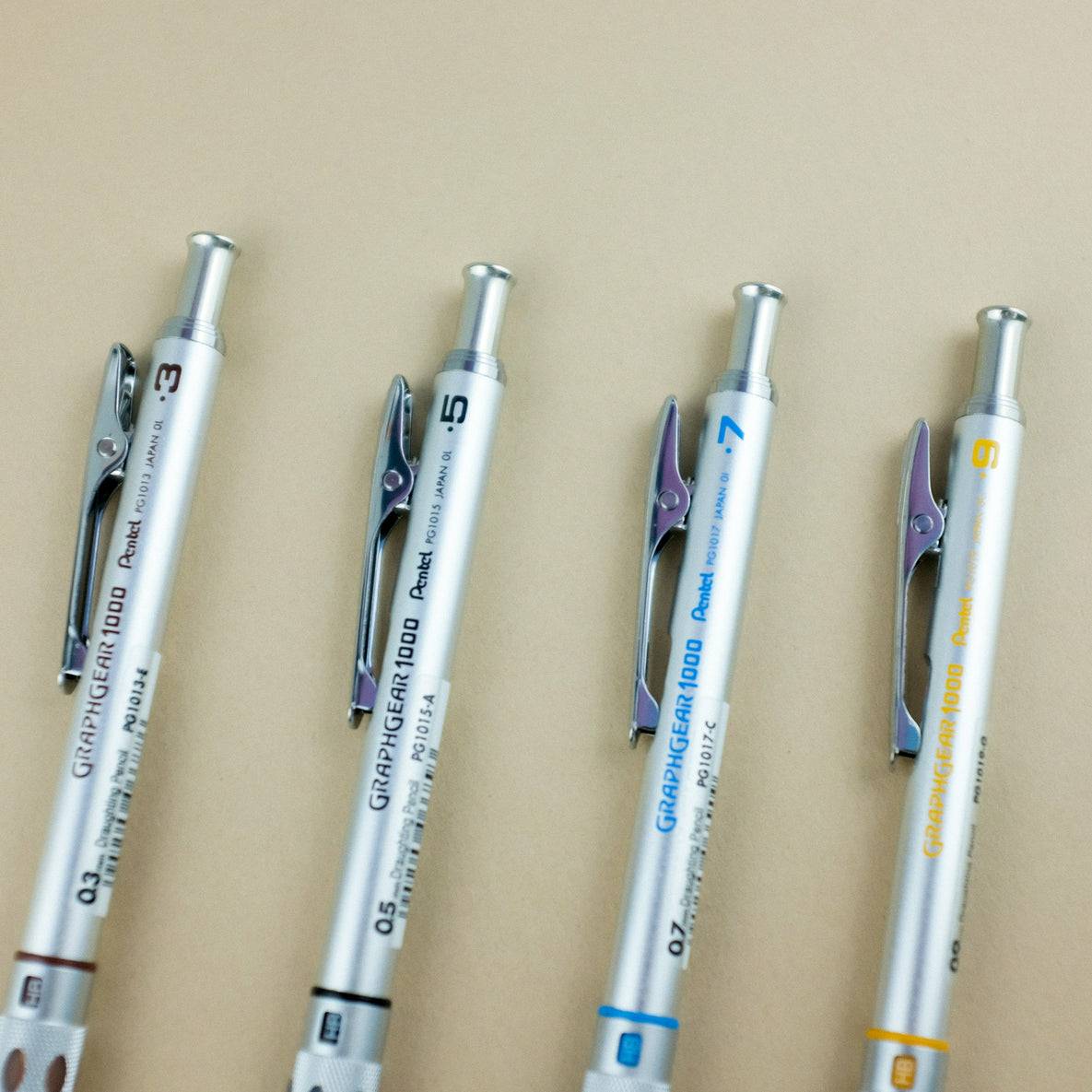 PENTEL - Druckbleistift Graphgear 1000 Minenstärke 0.3 mm 5231682-3