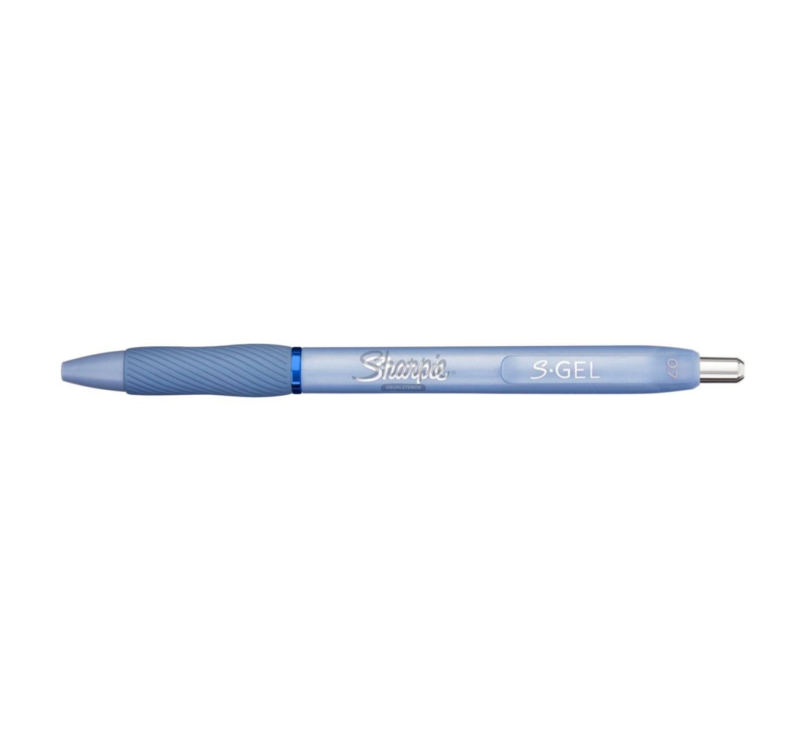 SHARPIE - Gelschreiber S-Gel 0.7mm 4 Stück Schwrz+Blau Fashion Blister-1