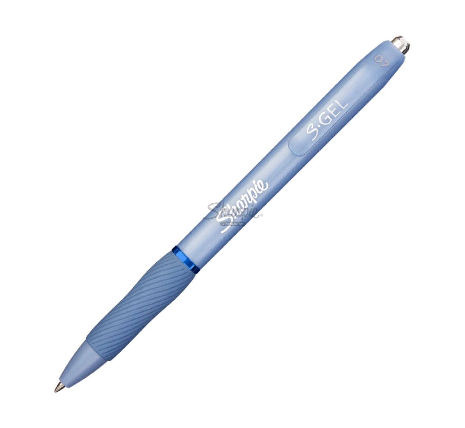 SHARPIE - Gelschreiber S-Gel 0.7mm 4 Stück Schwrz+Blau Fashion Blister-2