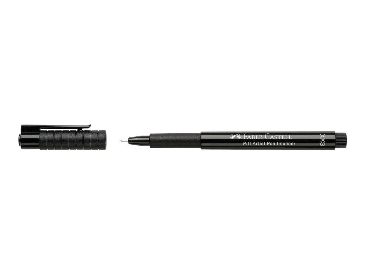 Faber-Castell Pitt Artist Pen Tuschestift, 8er Etui, schwarz, 8 Farben, Schwarz, Mehrfarbig, Erwachsene, 1 Stück(e)-2