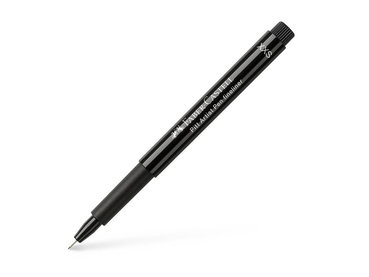Faber-Castell Pitt Artist Pen Tuschestift, 8er Etui, schwarz, 8 Farben, Schwarz, Mehrfarbig, Erwachsene, 1 Stück(e)-3