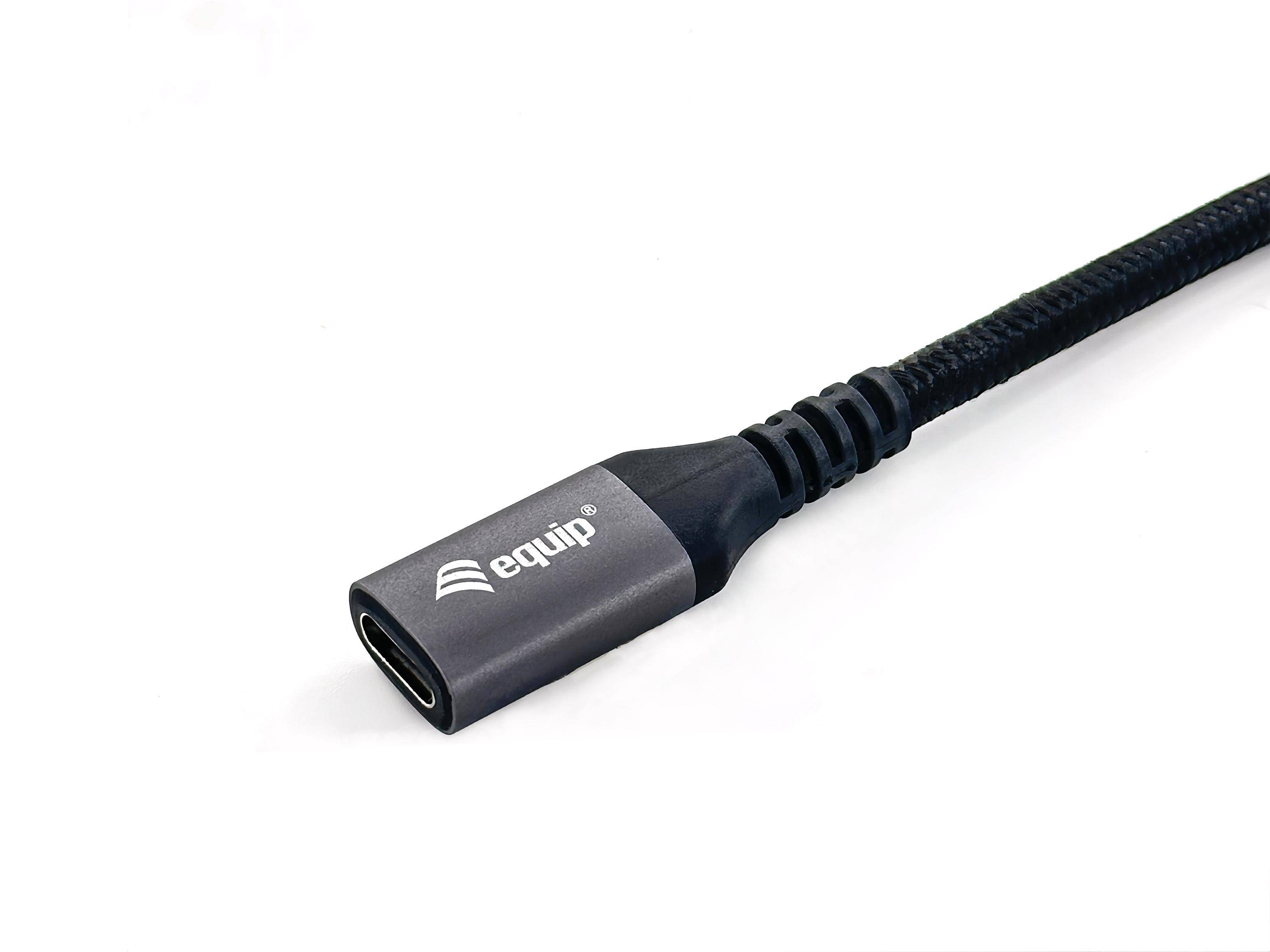 Equip USB 3.2 Gen 2 C-auf-C-Verlängerungskabel - M/F - 1,0 m - 4K/60 Hz - 10 Gbi-1