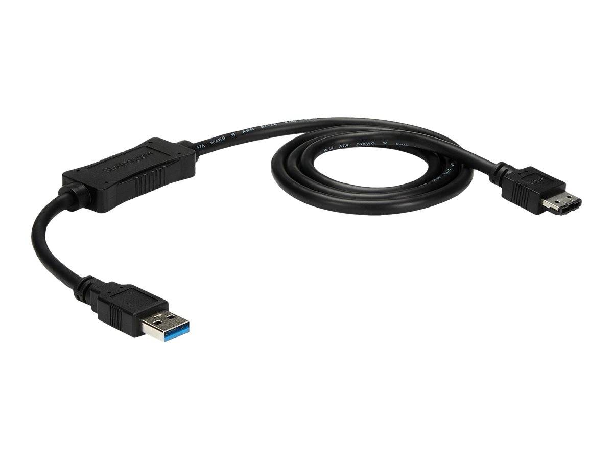 StarTech.com 80cm USB 3.0 auf eSATA Festplatten / HDD / SSD / ODD Kabel - S-ATA-2