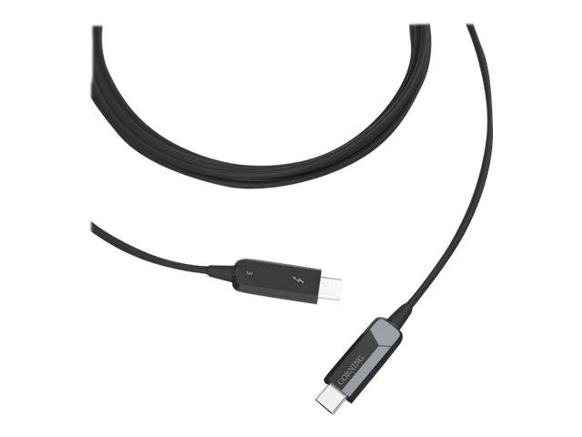 Corning Thunderbolt-Kabel - 24 pin USB-C (M)zu 24 pin USB-C (M) - Thunderbolt 3-0