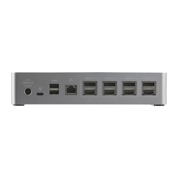 StarTech.com USB-C Dock, 4K 60Hz Quad Monitor DisplayPort & HDMI, Universal USB C Docking Station with 100W Power Delive