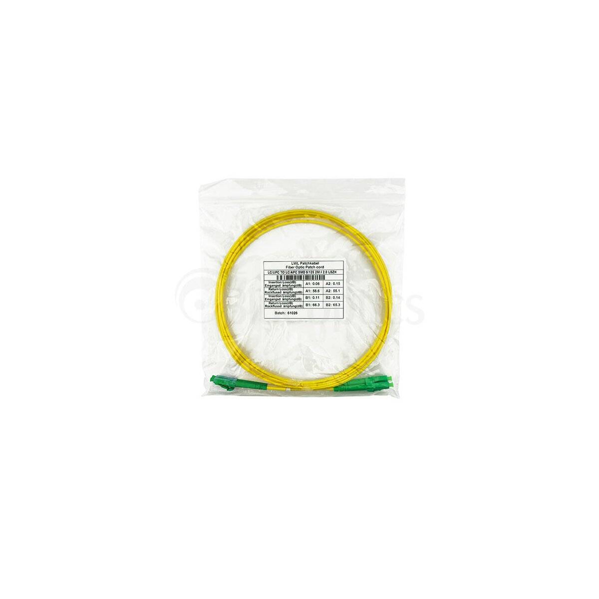 BLUEOPTICS - Duplex LWL Patchkabel LC-APC/LC-APC Singlemode 2 Meter-3