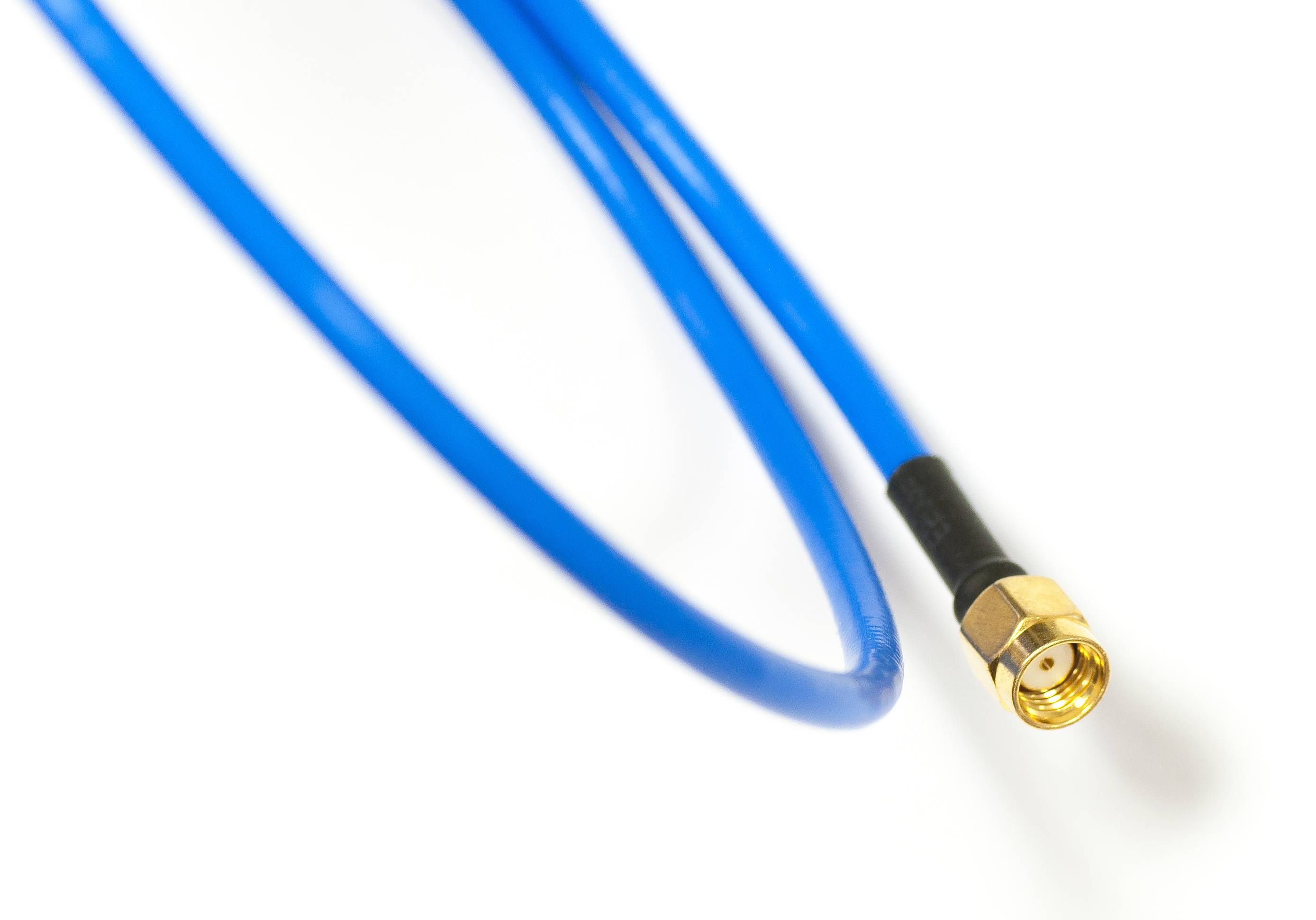 MikroTik Flex-guide 0.5m RPSMA Blau Koaxialkabel up to 6 GHz 0.65dB 50 cm Blue-1