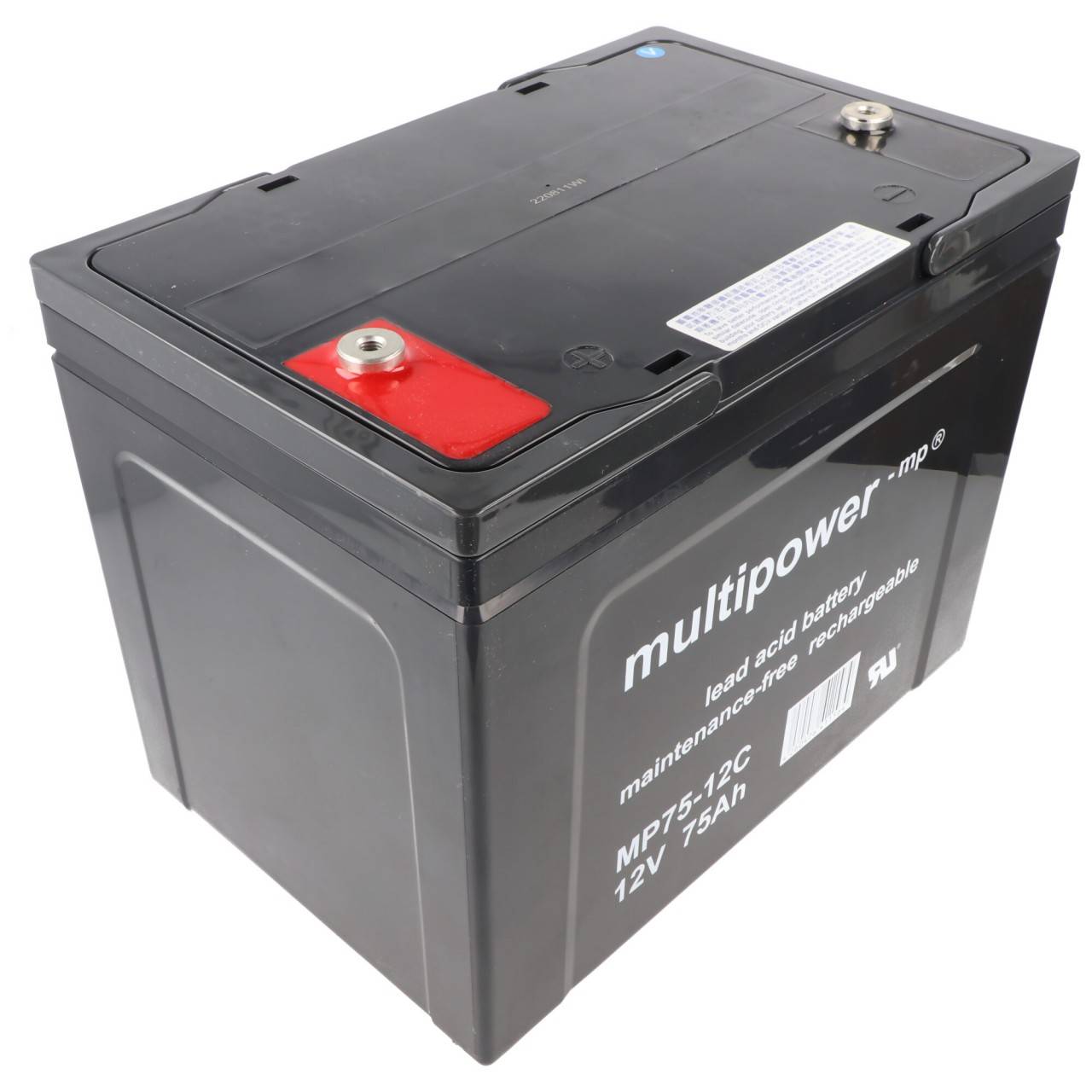 2 Stück PB Blei Akku passend für Seniorenmobil Elektromobil AS E 450 F, 12V 75Ah Blei AGM E450F-2