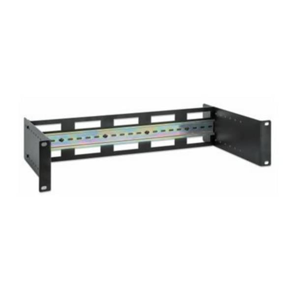 Intellinet Rack-Schienen-Kit - einstellbar - Schwarz, RAL 9005 - 2U - 48.3 cm (19")