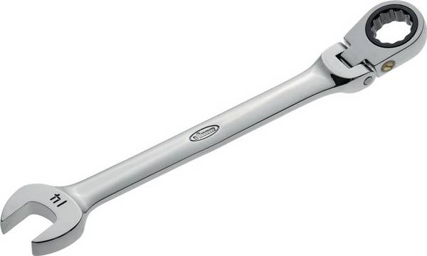 Gelenk Ratschen-Ring-Maulschlüssel ∙ V2810 ∙ Außen Sechskant Profil, Außen Doppel-Sechskant Profil ∙ 14 mm