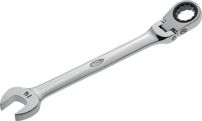 Gelenk Ratschen-Ring-Maulschlüssel ∙ V2810 ∙ Außen Sechskant Profil, Außen Doppel-Sechskant Profil ∙ 14 mm-0