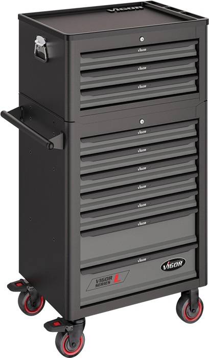 Werkstattwagen V4561, m.Sortiment u.Aufsatzkoffer, VIGOR 1000, VIGOR-0