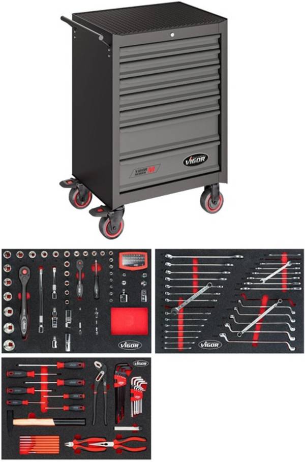 Werkstattwagen, V2379N, H1000xB677xT459mm, VIGOR 500N
