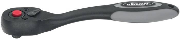 Feinzahn-Umschaltknarre ∙ V6014 ∙ Vierkant massiv 6,3 mm (1/4 Zoll) ∙ 150 mm-0
