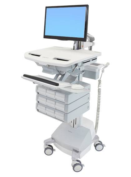 Ergotron Wagen für LCD-Display/Tastatur/Maus/CPU/Notebook/Barcodescanner (offene-2