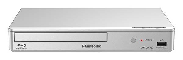 Panasonic 3D Blu-ray Player DMP-BDT168AG silber