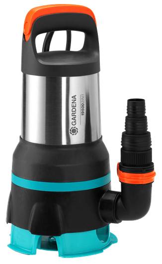 Gardena 19500 Aquasensor, 860 W, AC, 1 bar, 19500 l/h, IPX8, Schwarz, Grün, Edelstahl-2