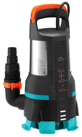 Gardena 19500 Aquasensor, 860 W, AC, 1 bar, 19500 l/h, IPX8, Schwarz, Grün, Edelstahl-3