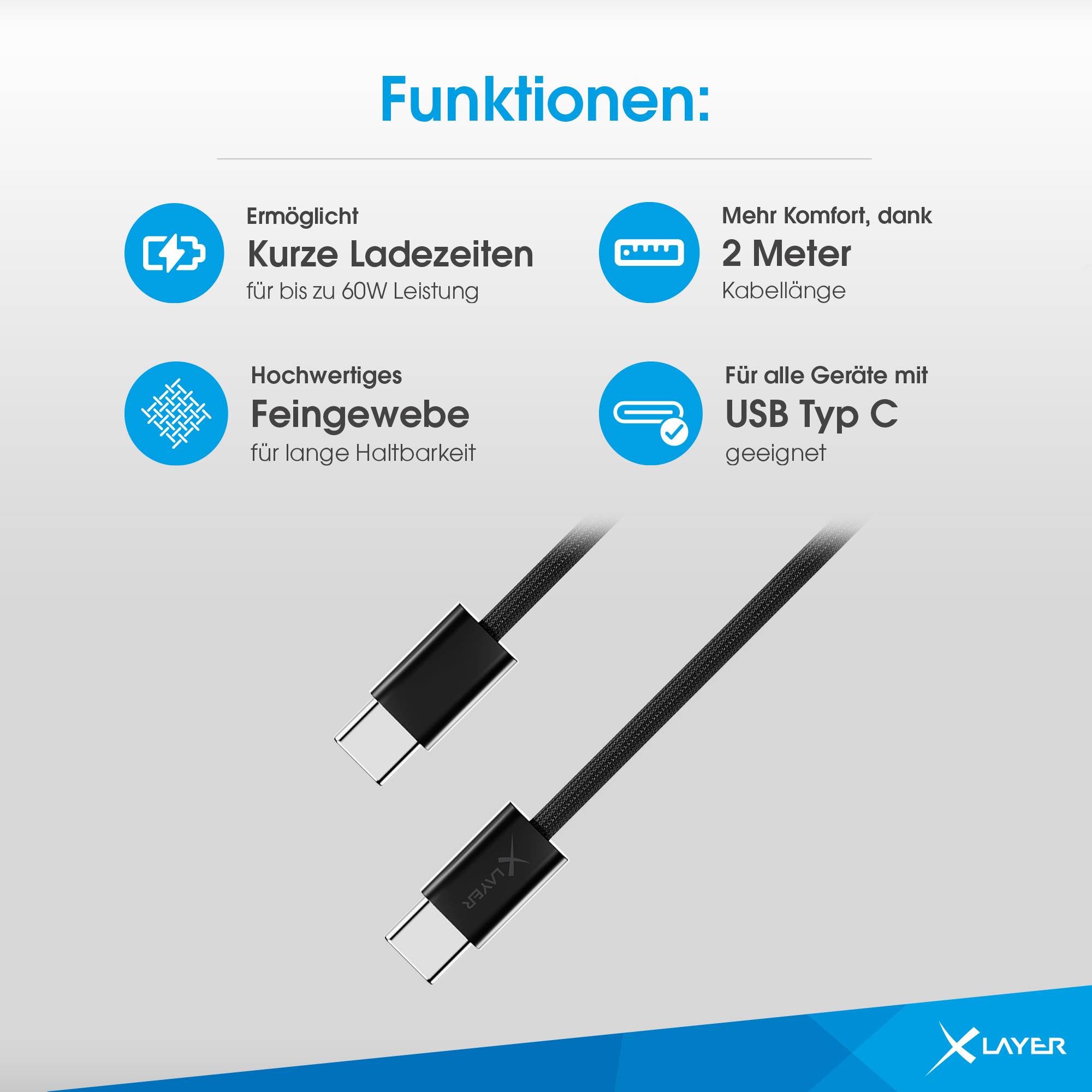 XLAYER USB-Kabel 220310 2 m 220310-2