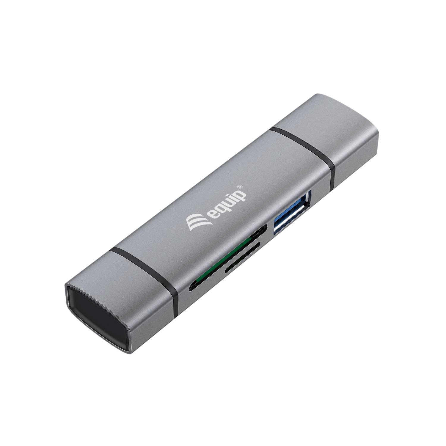 Equip Kartenleser mit Usb 3.0-Hub - Otg - MicroSD TransFlash - MicroSDHC - SD - SDHC - Card-Reader - High Capacity SD (M-1
