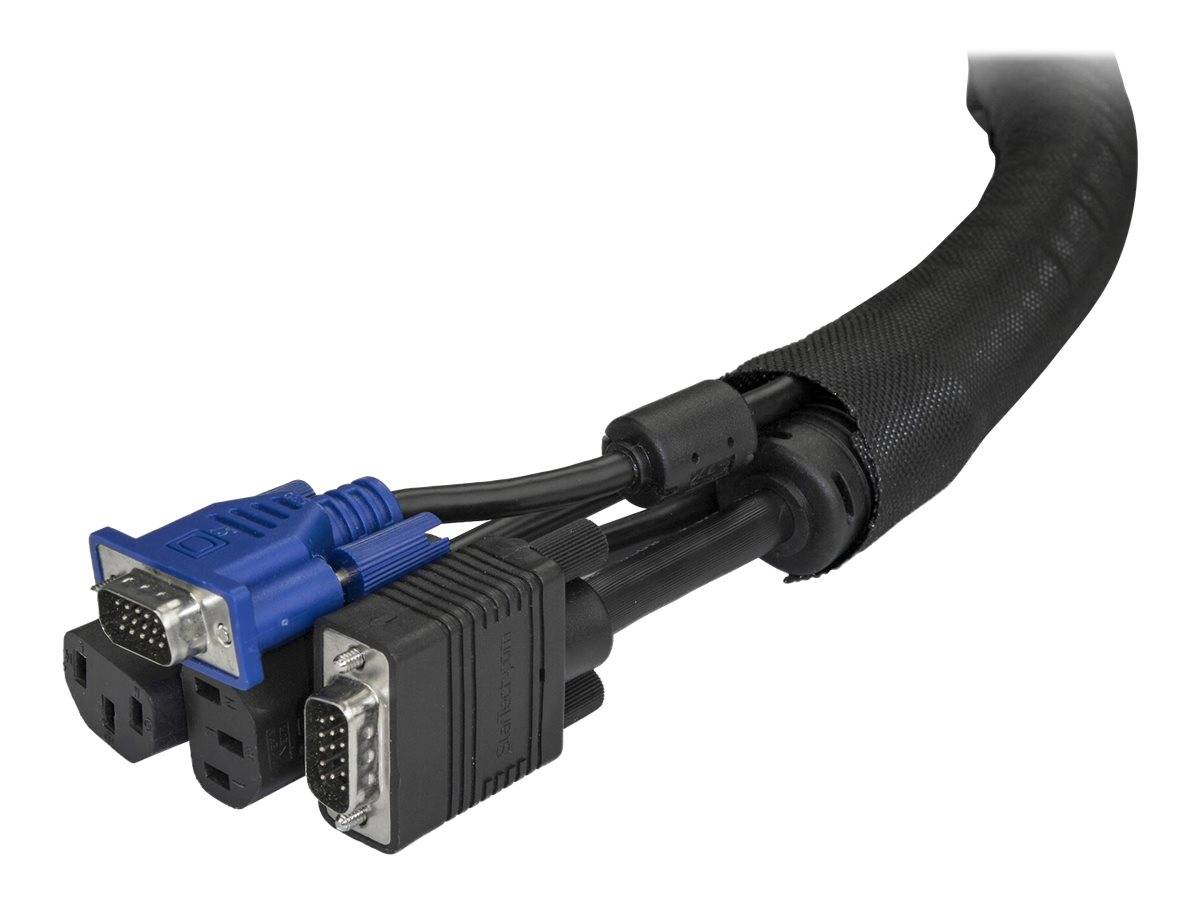 StarTech.com 2m Kabelschlauch - Kabelkanal für Kabelmanagement - 25mm Polyester-2